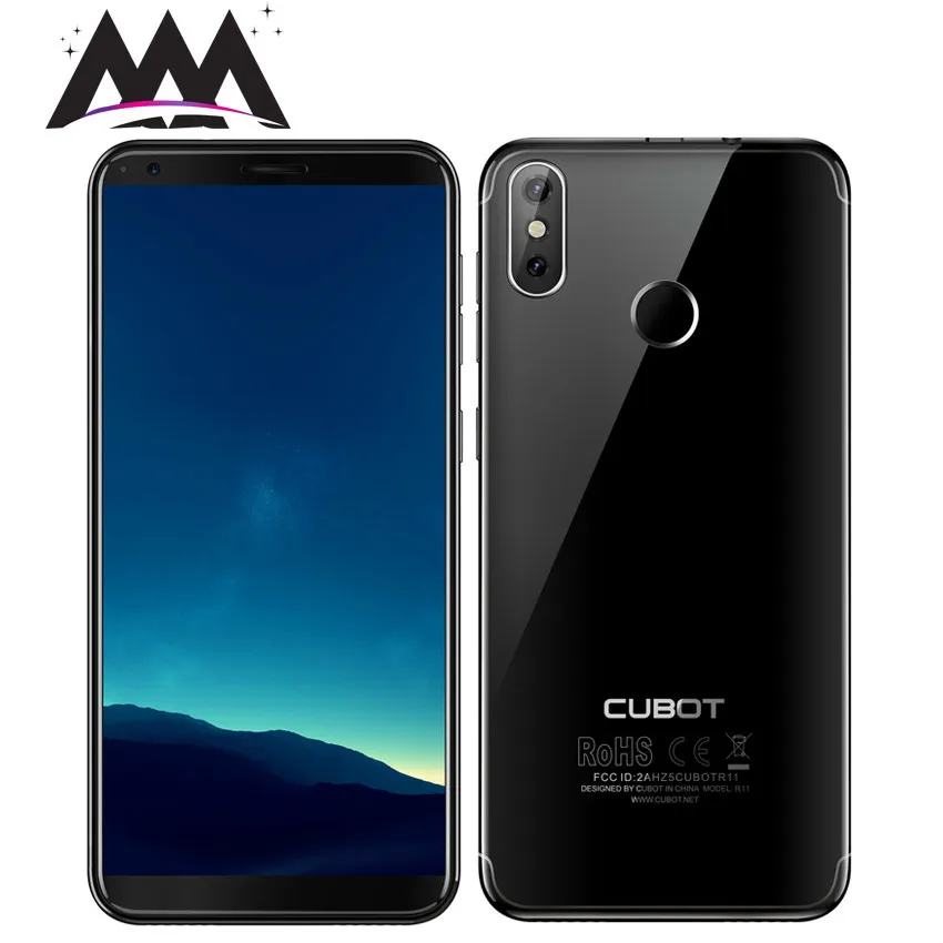 

Cubot R11 Android 8.1 5.5" 3G Smartphone 18:9 HD+ Screen MT6580 Quad Core Mobile Phone 2G RAM 16G ROM Dual Back Cams Cell Phones