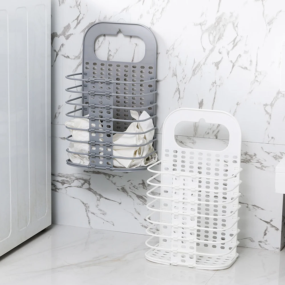 Laundry Hamper Wall Hanging Storage Basket Household Basket Organizers Folding Dirty Clothes Storage Basket Laundry Hamper Wall Hanging Storage Basket Household Basket Organizers Folding Dirty Clothes Storage Basket