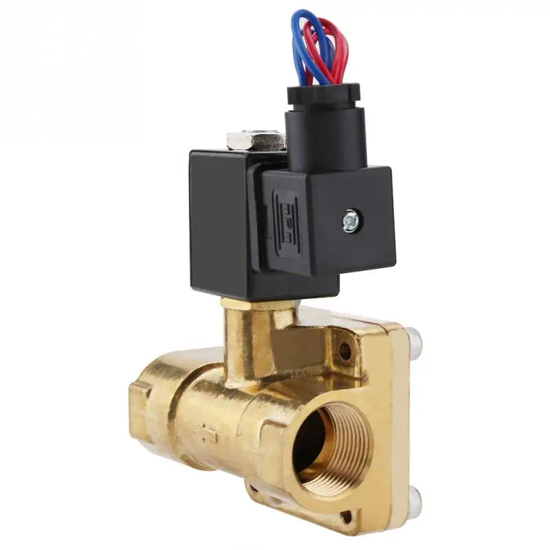 Латунный электромагнитный клапан DC 12 V/24 V/AC110V/220 V G3/4 ''mpa 2 Way N/C мембранный Электрический электромагнитный клапан