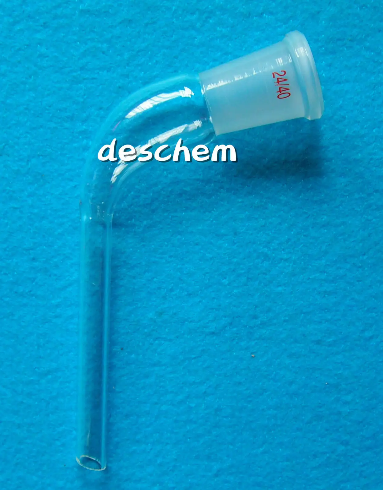 

24/40,Distilling glass adapter,105 Degree Bend,Laboratory Glassware Part