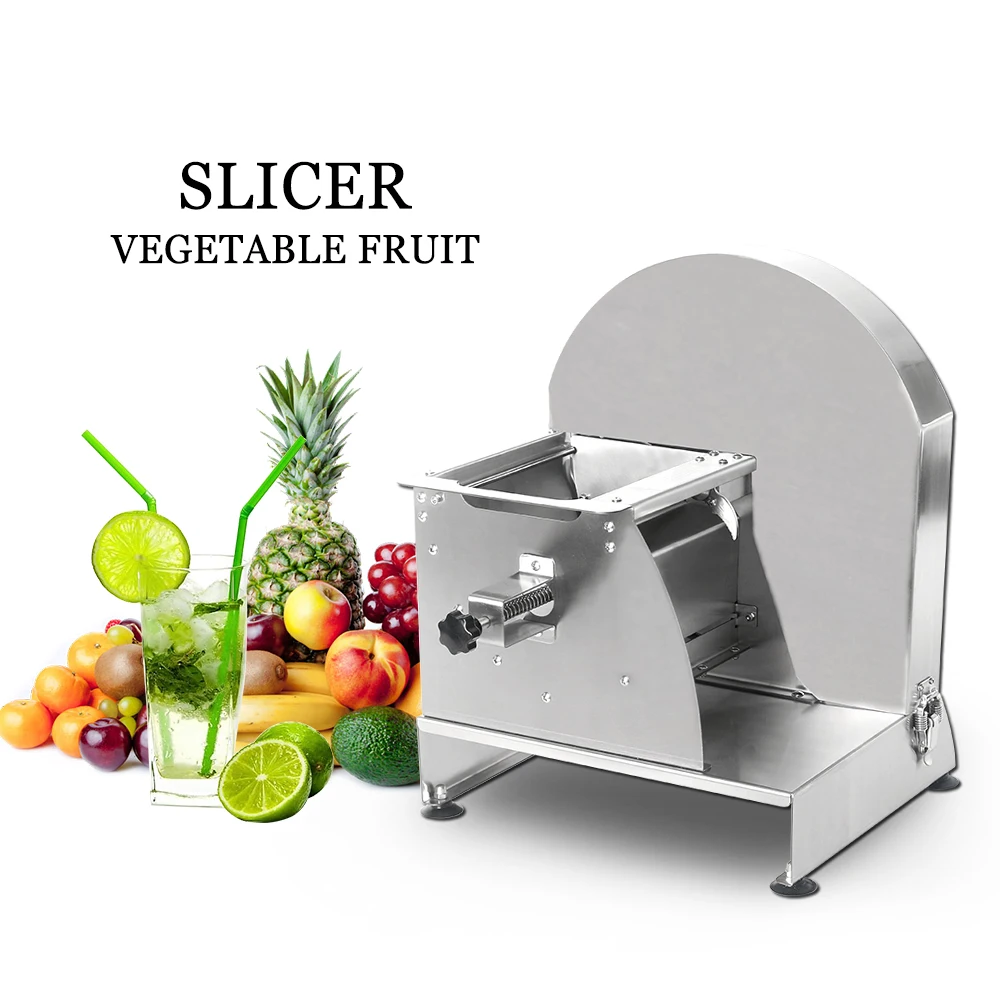 

ITOP Commercial Vegetable Fruit Cutter Stainless Steel Potato Tomato Carrot Vegetables Slicer Machine 0.8-12mm Cutting Thickness