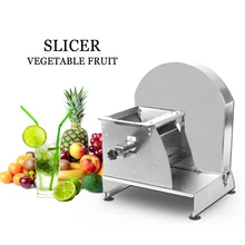 ITOP Commercial Vegetable Fruit Cutter Stainless Steel Potato Tomato Carrot Vegetables Slicer Machine 0.8-12mm Cutting Thickness discount new technology carrot potato onion lemon and orange tomato slicer tomato cutter tomato cutting machine