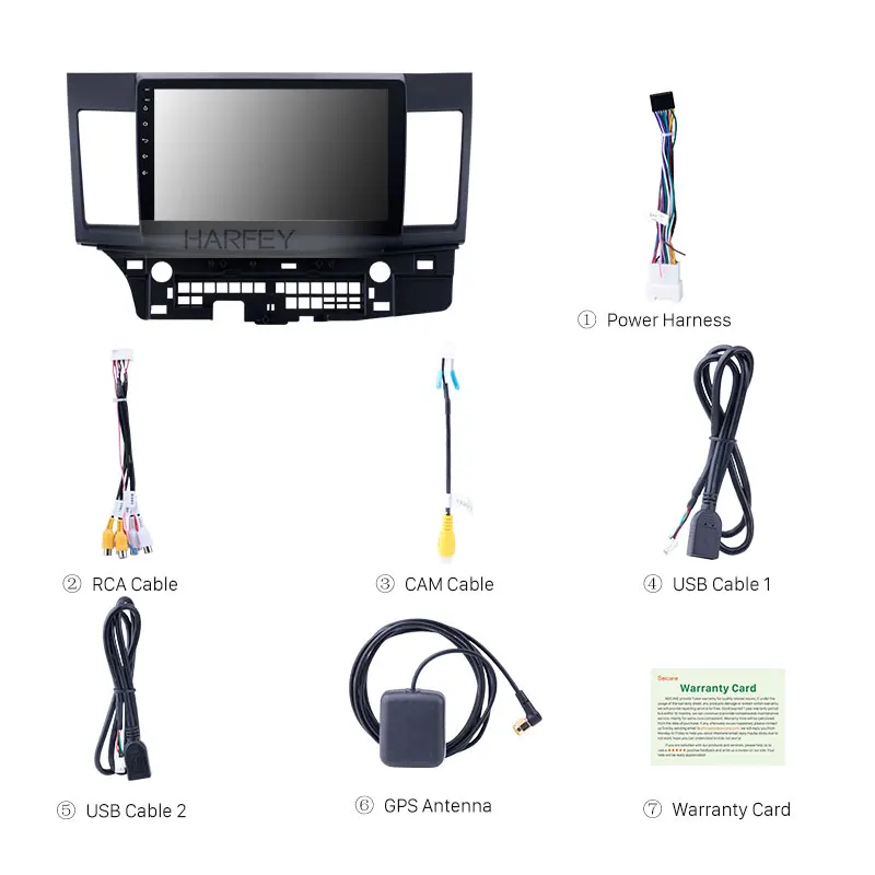 Flash Deal 10.1"Android 8.1/9.0 Car Head Unit Radio Player GPS Navigation for 2008-2015 Mitsubishi Lancer-ex support FM Bluetooth Video 3
