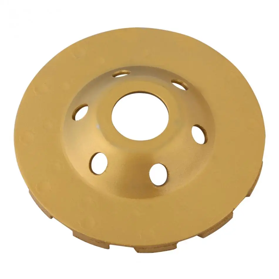 10 см шлифовальный диск алмазный сегмент шлифовальный диск 6 отверстий для Мрамор Бетон Камень инструмент оптом