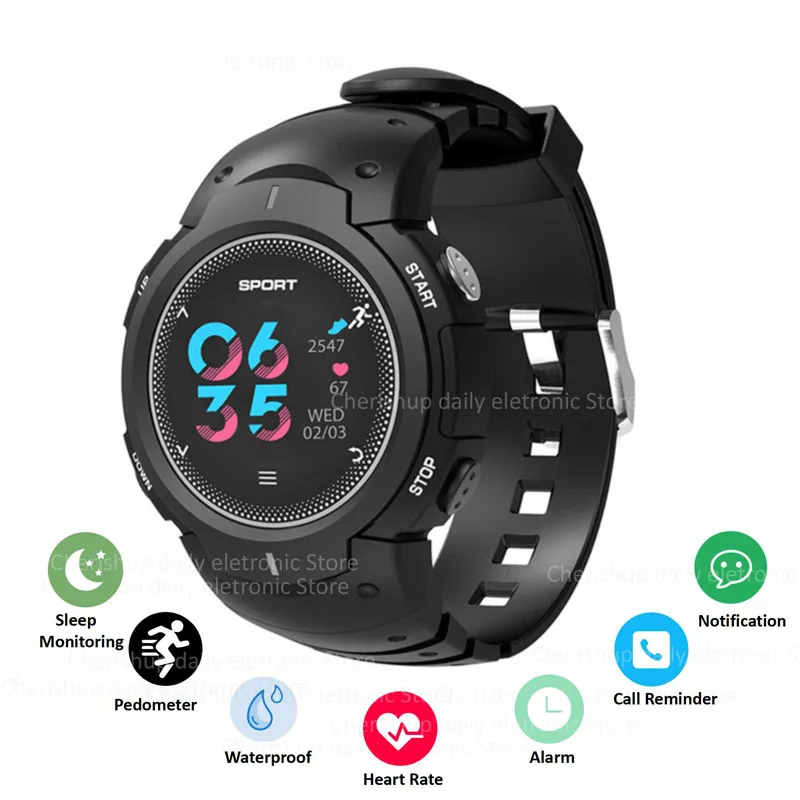

Exercise Step Fitness Bracelet Heart Rate Monitor Wearable Devices Mileage Record Smart Watch Men Android IOS Man Digital Watch