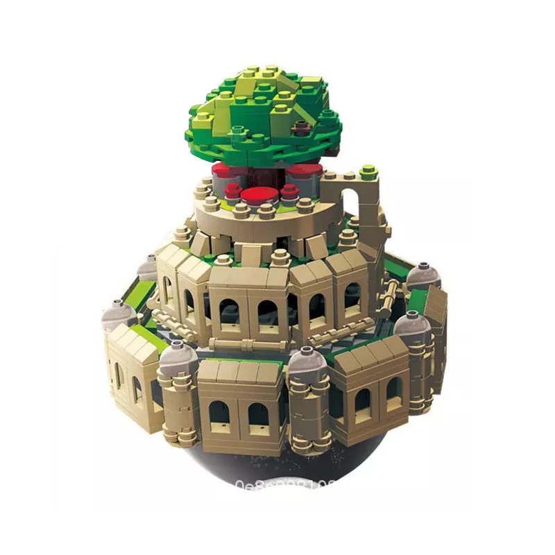 1179 шт Sky City Bricks креативный MOC металлическая Музыкальная Коробка Набор подарочных