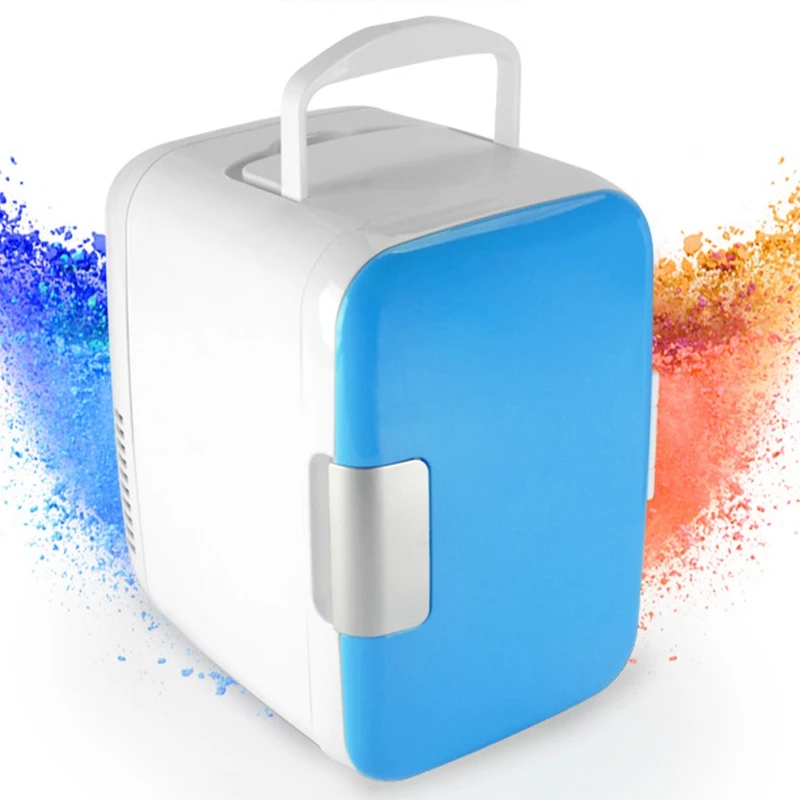 

Mini Refrigerators Freezer Cooling Heating Box Fridge Dual-Use 4L Home Car Use Refrigerators Ultra Quiet Low Noise Car