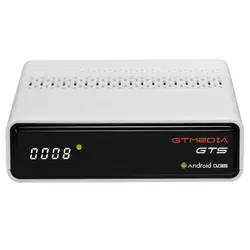 CCCAM IP tv GTMEDIA GTS спутниковый ресивер Android6.0 tv BOX + DVB-S/S2 Smart tv BOX встроенный WiFi HD 4K пульт дистанционного управления
