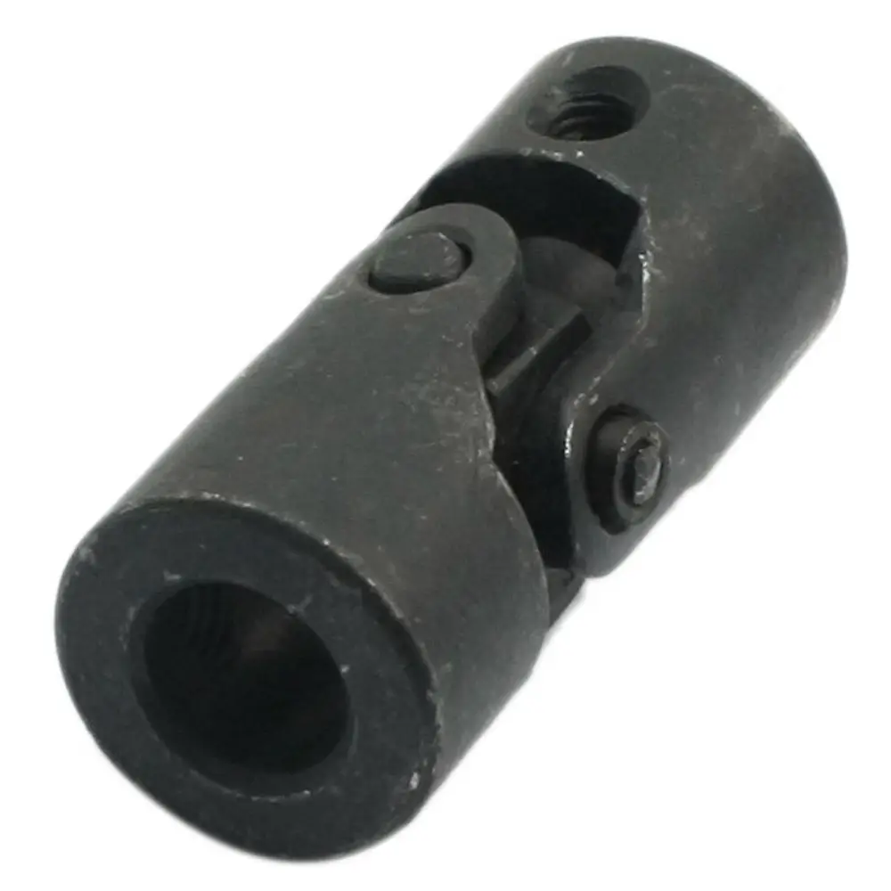 

Hot Sale 10x20x46mm Universal Joint Plug Rotatable Metal Universal Connector Shaft Coupling Black