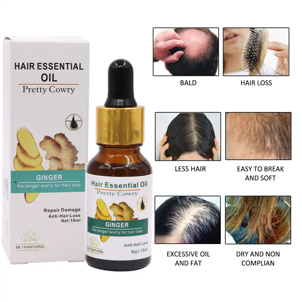 Ginger Hair Care Oil Hair Essential Oil Hairdressing Hair Mask
