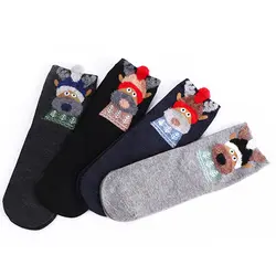 Рождественские забавные носки мужские хлопковые носки тапочки короткие с принтом носки до щиколотки рождественские Meias Молодежный Стиль