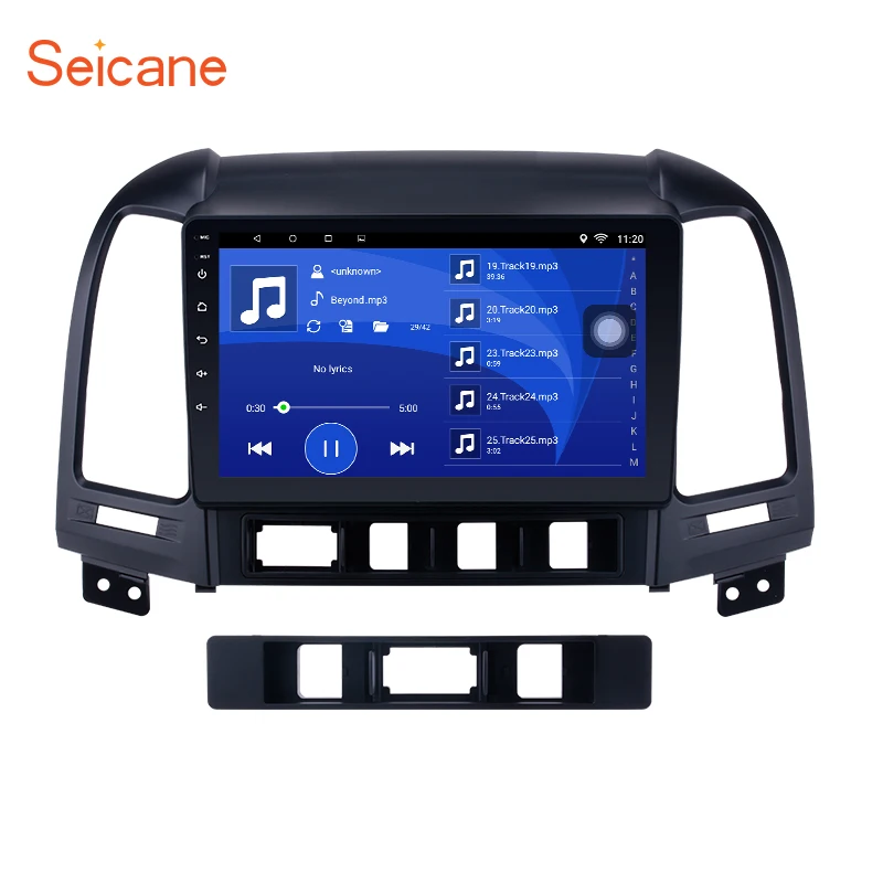 

Seicane 2Din Car Radio Multimedia Player For 2005-2012 HYUNDAI SANTA FE Android 8.1/7.1/6.0 9inch Touchscreen WiFi 3G Head Unit
