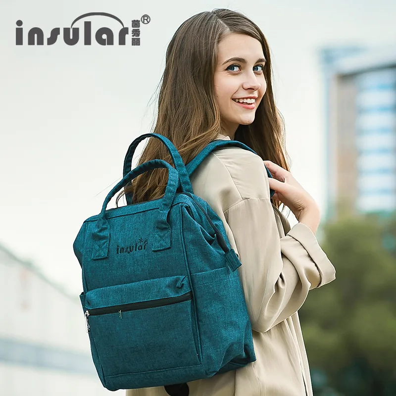 

Baby Bags For Mom Nylon Fashion Diaper Bag Backpack Multifunction Travel Bag Double Shoulder Extra Large Free Shipping