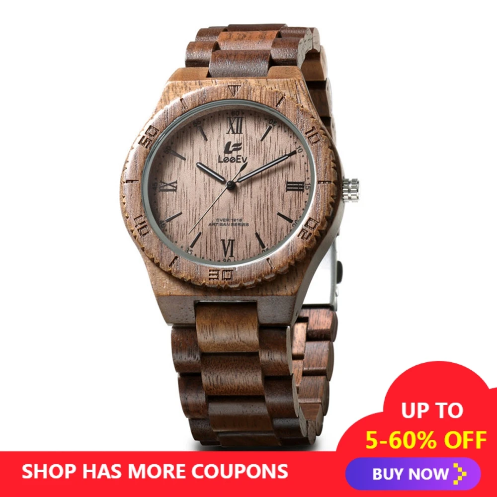 

Multi-function Wooden Band Watches Luxury Brand Gifts Item Men Wrist Watch vintage Quartz Wristwatches Free Shipping Sale