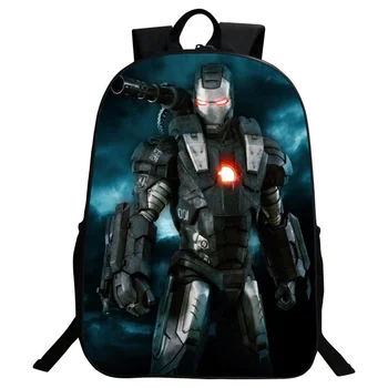 

2020 Children Backpack The Avengers Schoolbag Iran Man Backpack for Children Captain American for Boy Backpack Mochila Infantil