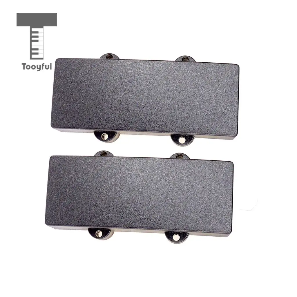 Черная Герметичная крышка Humbucker для 4 струнной бас гитары 2 шт.|Детали и аксессуары