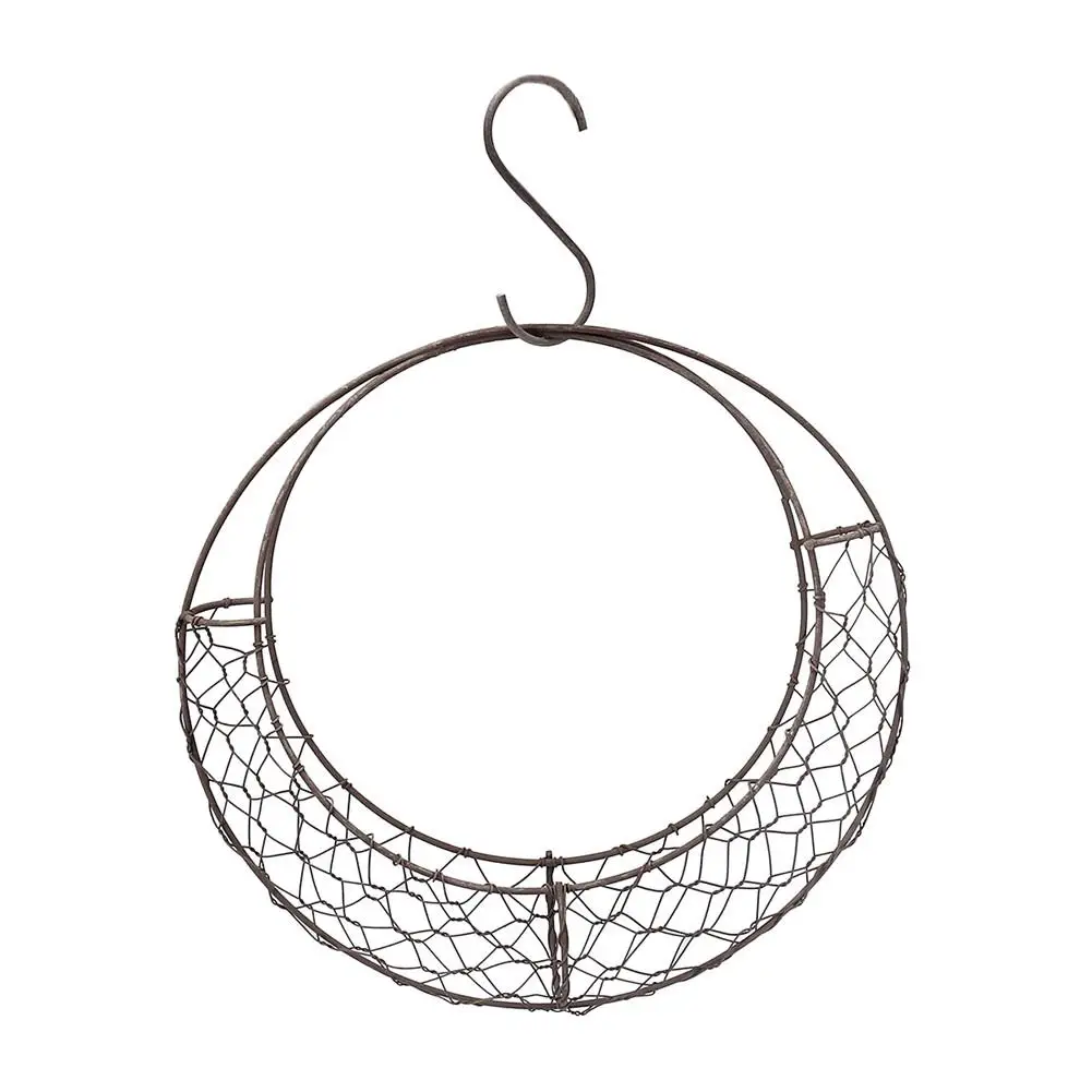 

1 PCS Succulent Iron Moon Shape Hanging Basket Plant Flower Rack For Wedding Home Garden Cafe Shop Party Decoration Hanging
