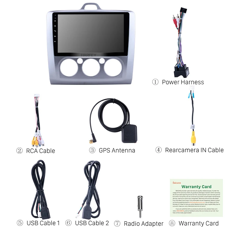 Clearance Harfey car multimedia player 9" for 2004-2011 Ford Focus 2 Auto Android 8.1 Radio GPS Navigation 3G WIFI OBD2 RDS Bluetooth SWC 3 Clearance Harfey car multimedia player 9" for 2004-2011 Ford Focus 2 Auto Android 8.1 Radio GPS Navigation 3G WIFI OBD2 RDS Bluetooth SWC 3