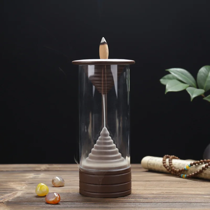 Time Hourglass керамический обратный поток ладана держатель горелка лобовое стекло