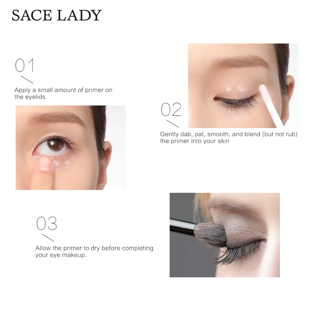 SACE Lady Eye Shadow раскраска база легко удалить стойкие тени для век макияж эффект глаз Макияж 6 мл