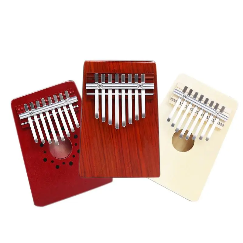 

Brand New 8/10 Keys Kalimba Mbria Mahogany wood/Spruce/Red Pine African Finger Thumb Piano Keyboard Instrument For Musical Lover