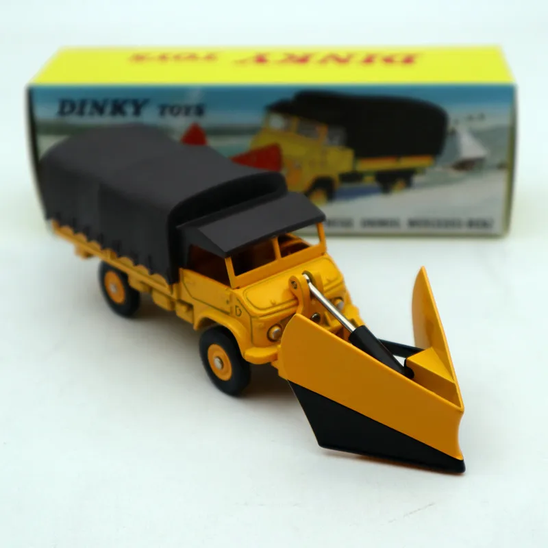 1/43 Atlas Dinky 567 CHASSE NEIGE Unimog снегоходы MERCEDES BENZ литье под давлением модели игрушки