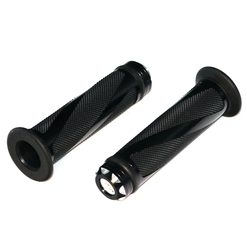LMoDri 7/8" UNIVERSAL BAR END WEIGHT ALUMINUM MOTORCYCLE GRIPS RACING BIKE HANDLEBAR GEL HAND GRIP | Автомобили и мотоциклы
