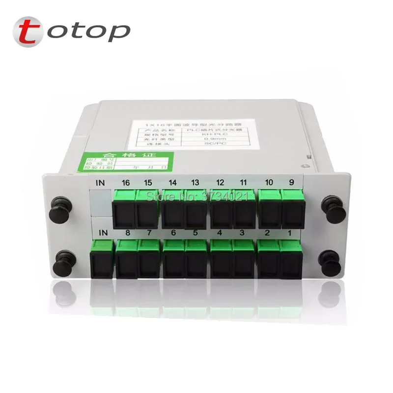 Высококачественный SC APC 1X16 PLC распределитель волоконно-оптический Корпус FTTH