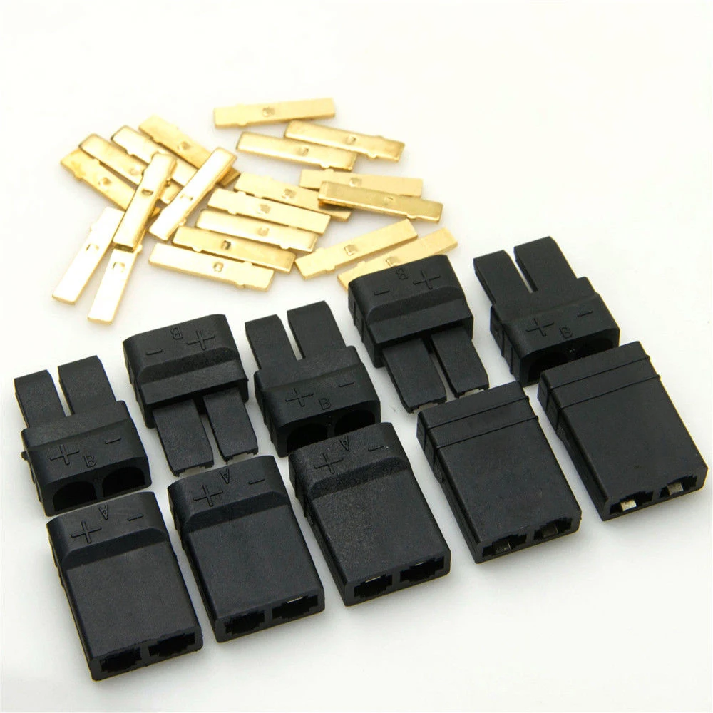 

5 Pairs RC TRAXXAS TRX Plug Connector For Lipo/NiMh Battery Brushless ESC Motor