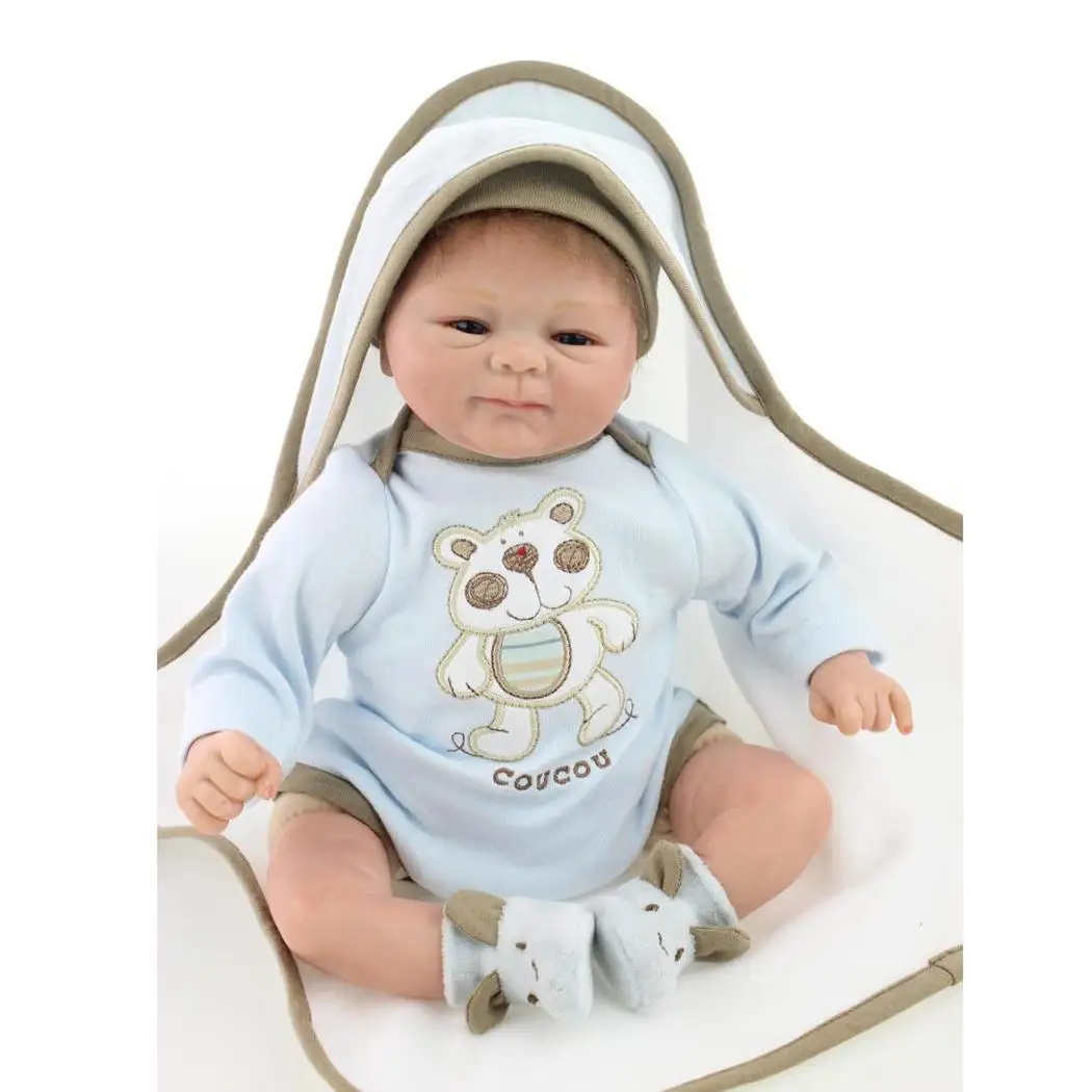 42 см мягкие полностью силиконовые Reborn Baby Doll BoyToys реалистичные дети модные куклы Reborn