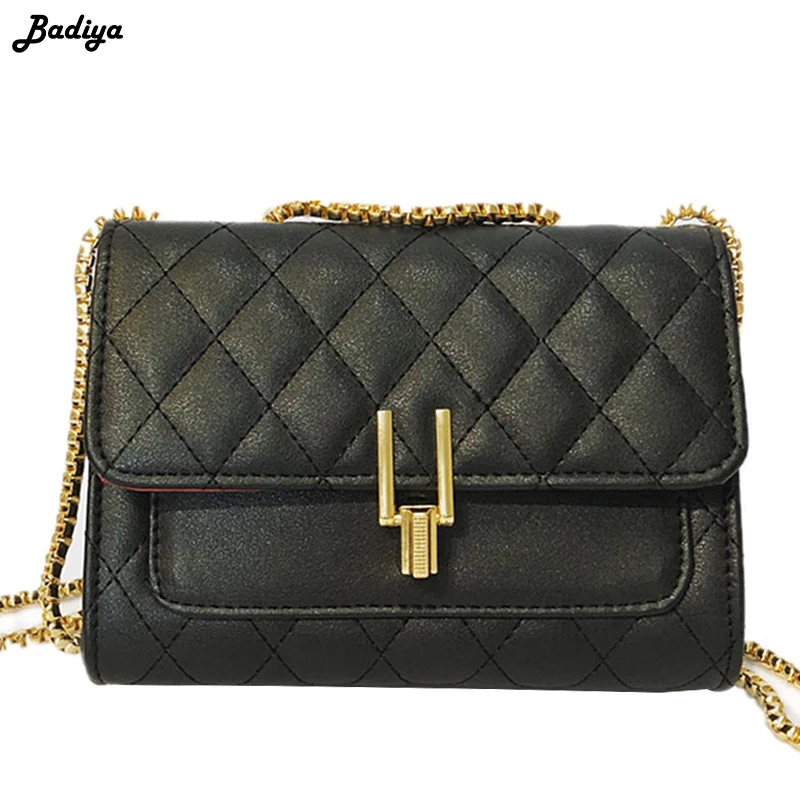 

Casual PU Leather Ladies Mini Shoulder Bags Fashion Dimond Lattice Solid Color Cross Body Bag With Zipper Pocket Messenger Bags