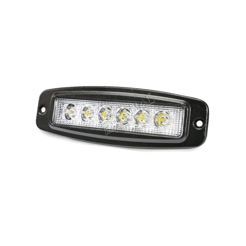 

10x 18W LED work light flush light bar fog lamp for 4x4 truck F150 F250 Sisu Peterbilt Mack Westernstar Sterling driving backup
