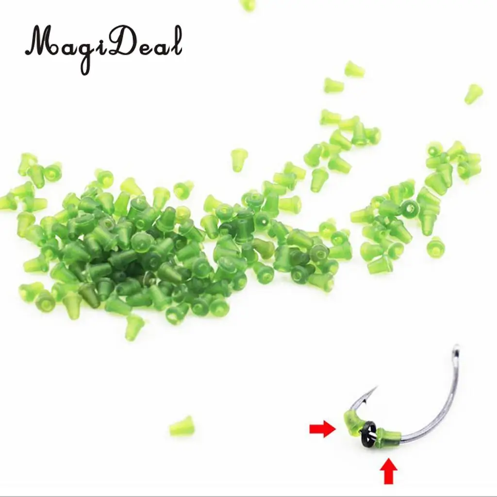 

50pcs Fishing Bait Stop Beads Hair Rig Stops Holder Boilie Bait Stopper Fishing Hook Stopper Carp Fishing Tackle Accessories