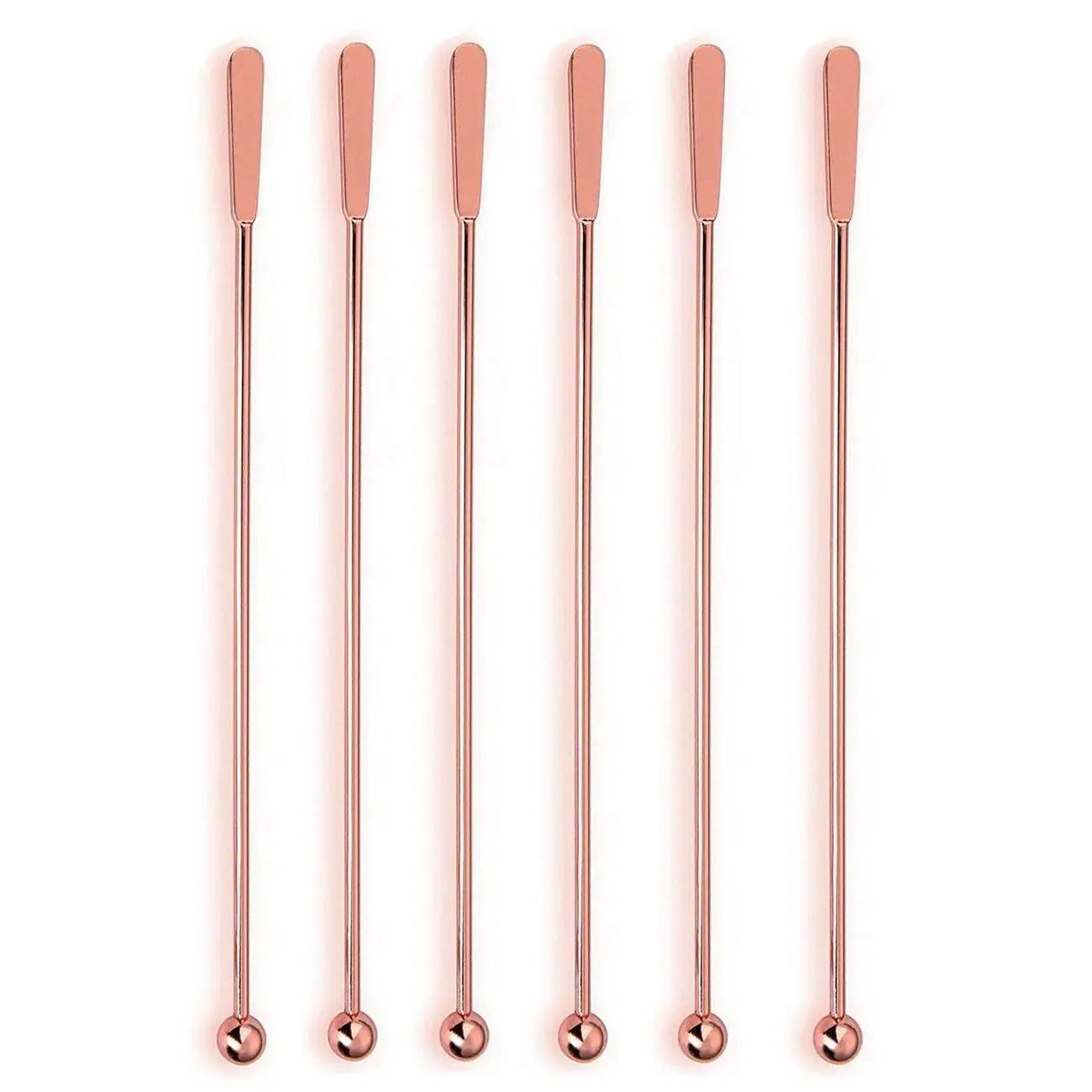 Stainless Steel Coffee Beverage Stirrers Stir Cocktail Drink Swizzle
