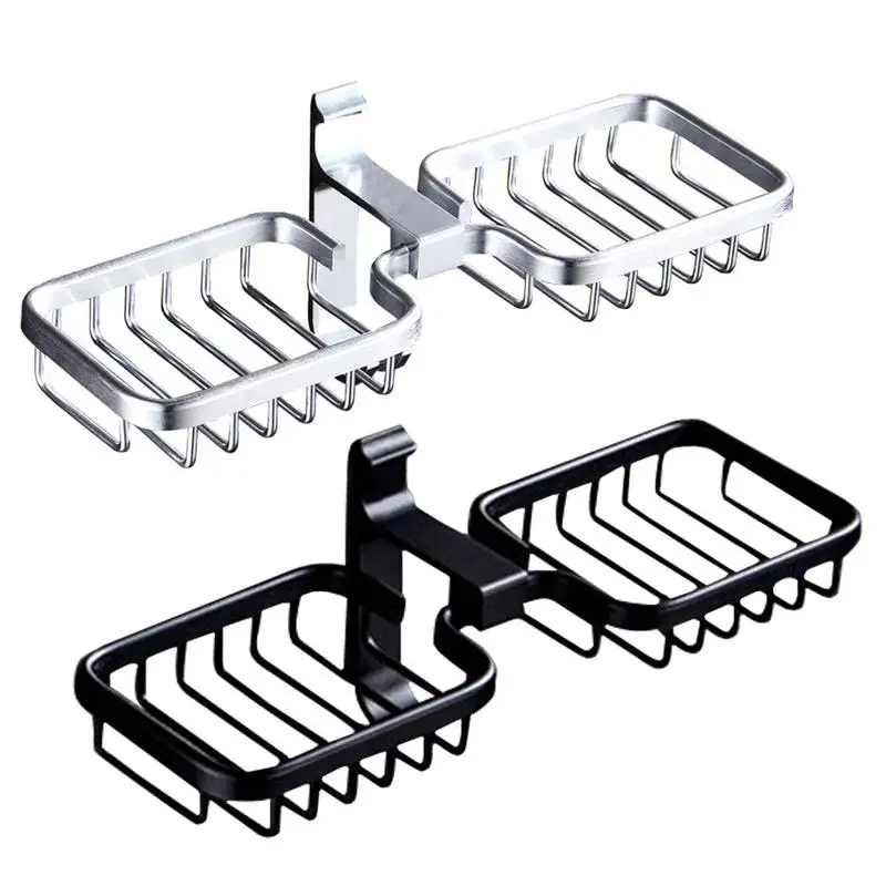 

Punch-Free Soap Rack Bathroom Toilet Wall-Mounted Soap Holder Innovative Drain Soap Dish p20