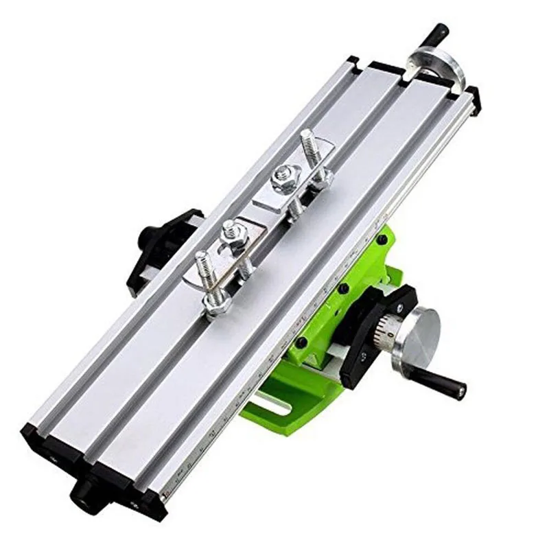 

Miniature precision multifunction Milling Machine Compound Work Table Cross Slide Bench Drill Press Vise Fixture worktable