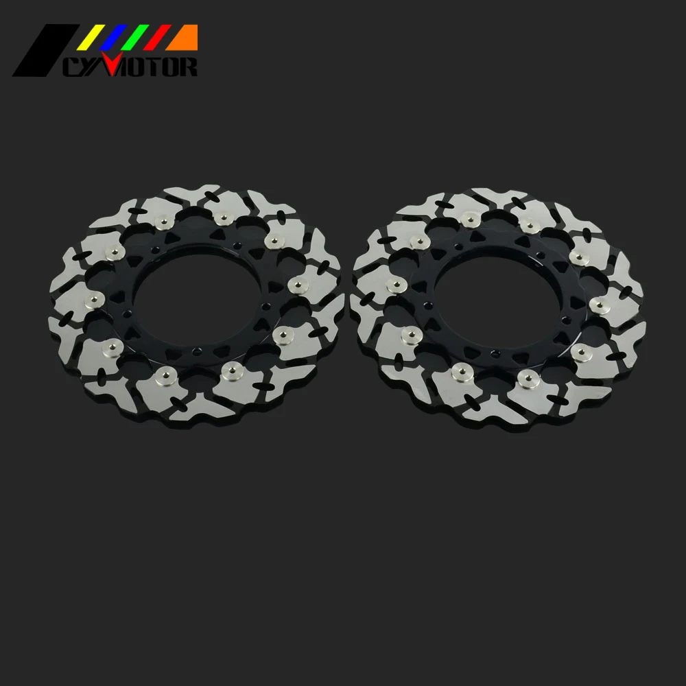 2PCS Motorcycle Floating Brake Discs Rotor For YAMAHA YZFR6 2006-2014 YZFR1 07-14 FZ8 FAZER 10 11 12 13 XTZ1200 2PCS Motorcycle Floating Brake Discs Rotor For YAMAHA YZFR6 2006-2014 YZFR1 07-14 FZ8 FAZER 10 11 12 13 XTZ1200