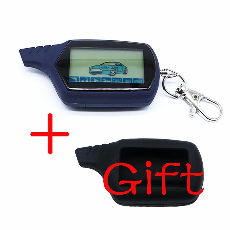 

10PCS Keychain A61 LCD Remote Controller Key Fob for StarLine A61 two way car alarm system Russian 2-way alarm auto-start
