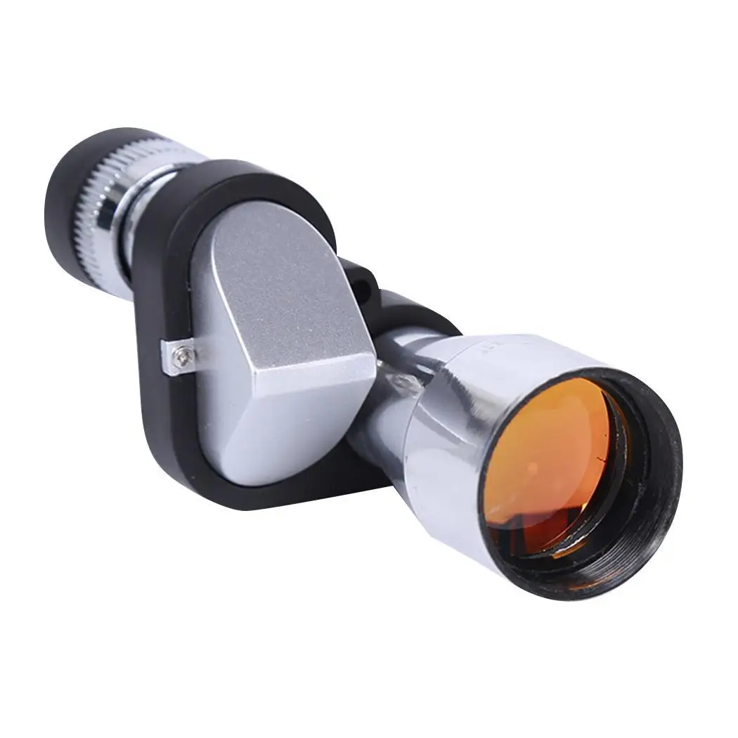

Optical Mini Telescope Aluminum Alloy Adjustable 20mm/0.8inch Red Film, Blue Film 8X Focus 96m/1000 Monocular