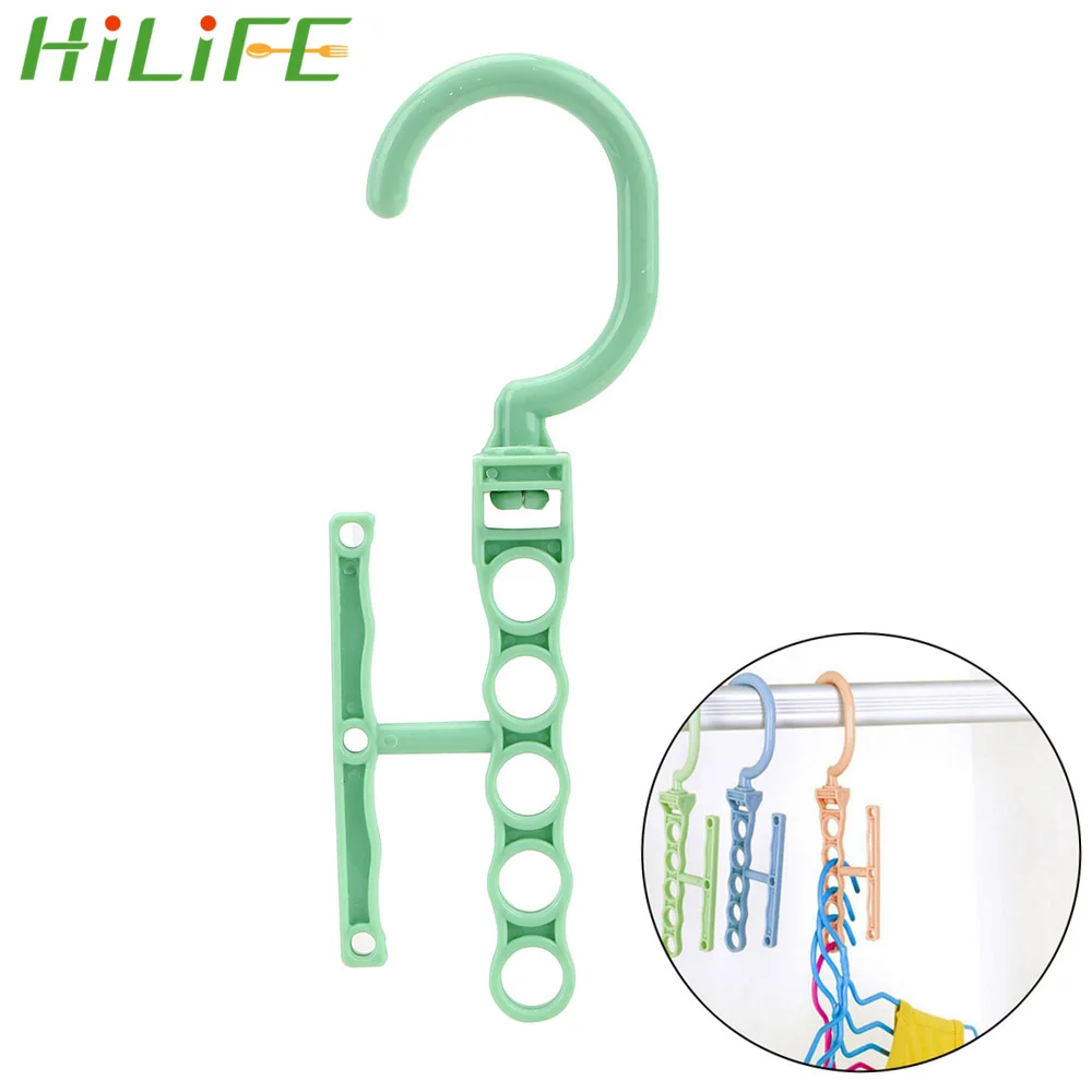 

HILIFE Clothes Hanger Multilayer Wardrobe Organization Home Storage Anti-Slip Household Buckle Creative