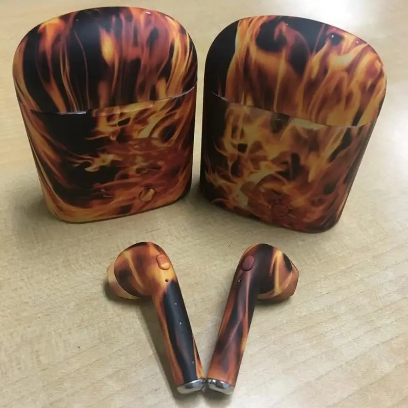 Мини Bluetooth наушники Handsfree стерео музыка Tws Camo вкладыши умные аудио подсказки для 2