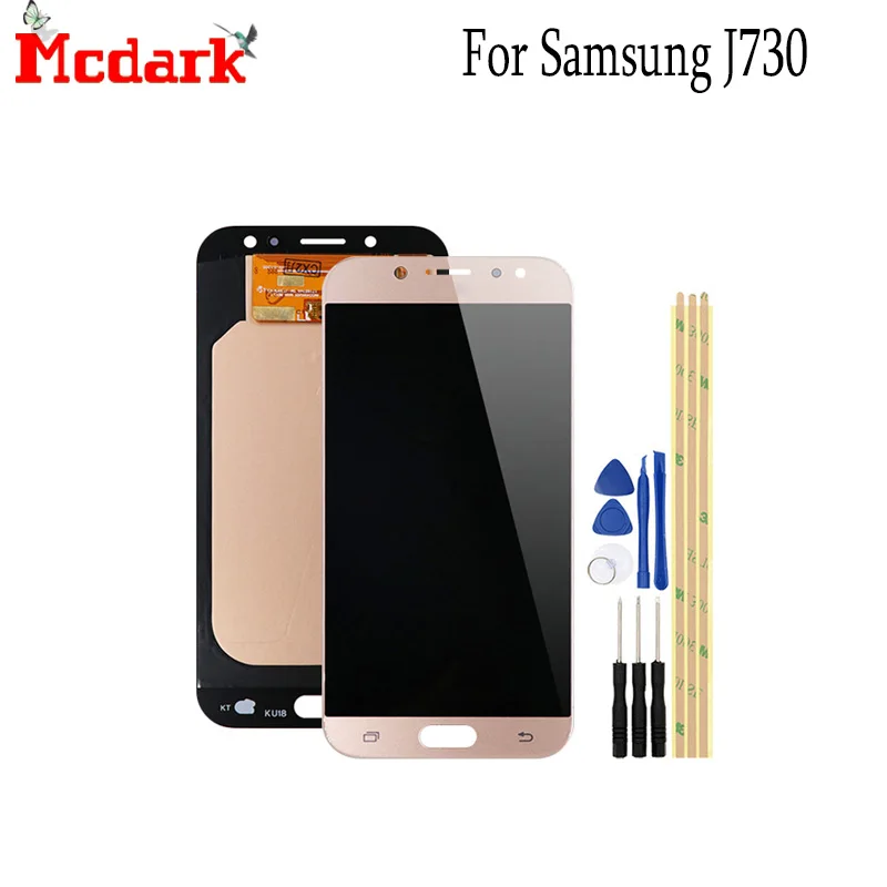 OLED-экран 5 ''для Samsung Galaxy J7 Pro 2017 J730 J730F дюйма Сменные аксессуары ЖК-дисплей +