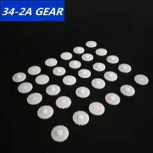 30 шт. 34 2A 0 5 Модуль 9 зубьев пластиковая Шестерня для 2 мм