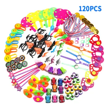 

Kids School Rewards Carnival Prizes Goodie Bags 120 Pcs Toys Giveaways Festive Party Supplies Assorted Gift Pinata Fillers