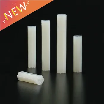 

10pcs/lot M3 Female White Nylon Hex Hexagonal Female Thread PCB Standoff Spacers 5/6/8/10/12/1520/25/30/35/40/45/50mm