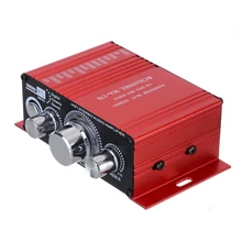 1 шт. красный стереофонический усилитель HiFi 200mv 20 Гц до 20 кГц Стерео усилители MA-170 2CH усилитель для компьютера Настольный динамик