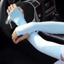 Уличная пляжная Спортивная ручная манжета ледяная Защита от солнца без пальцев спортивные нарукавники теплые Рукава баскетбольная защита для бега на открытом воздухе