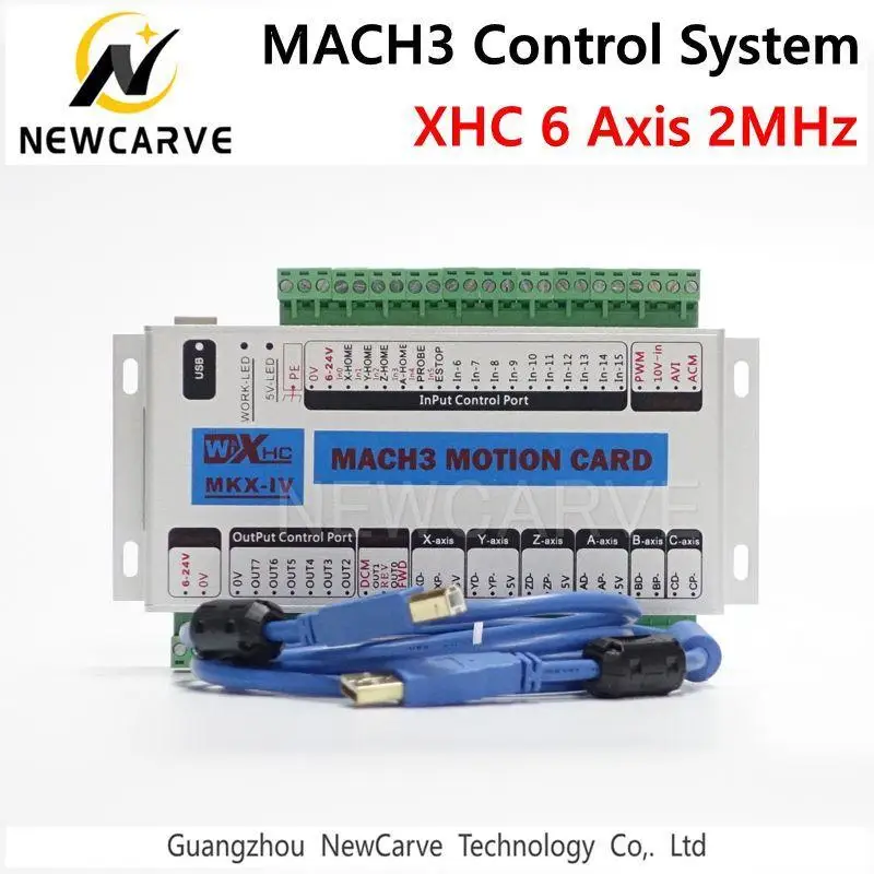 

Xhc Mk4 Mach3 Breakout Board 6 Axis Usb Motion Control Card 2mhz Support Windows 7,10