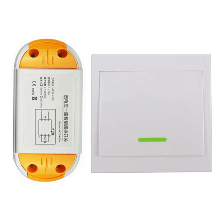 

1Way Port ON/OFF Wireless Digital RF LED Remote Control Switch Receiver Transmitter For Light Lamp