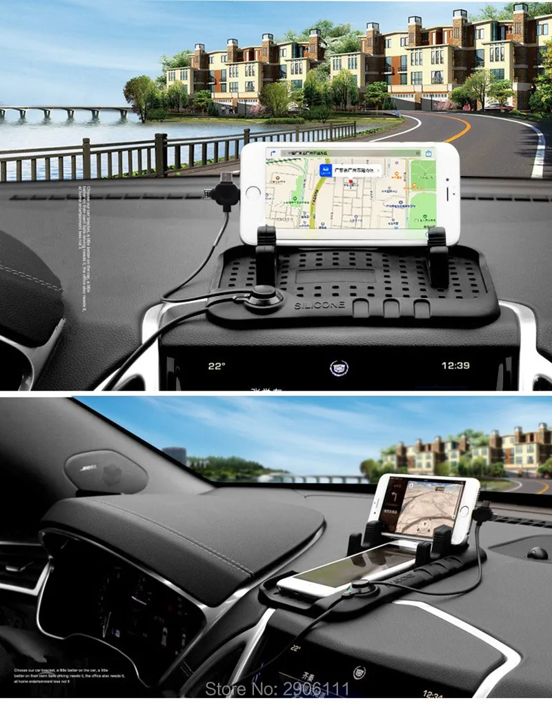 Автомобильные аксессуары Автомобильный держатель для телефона USB зарядка